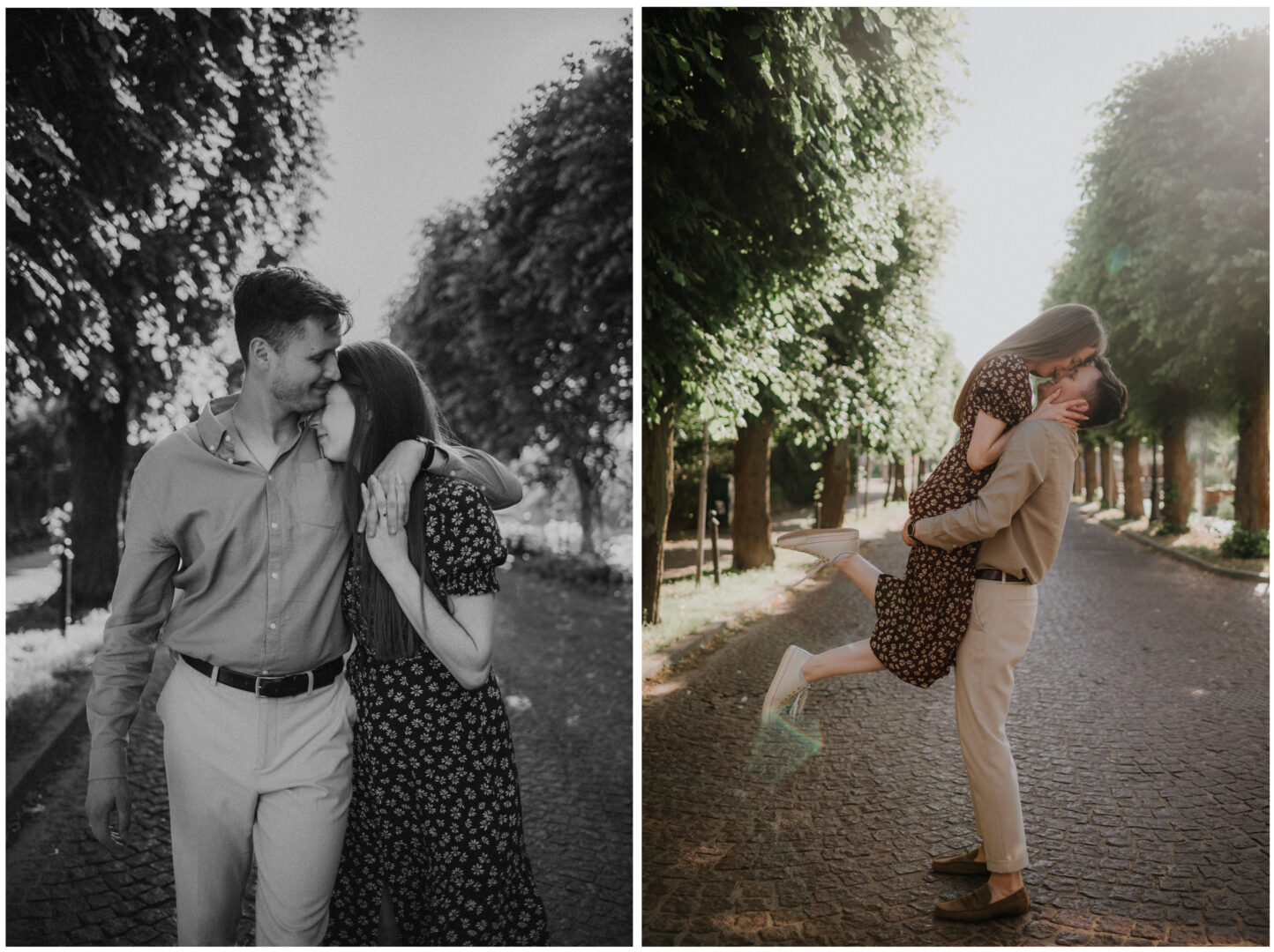 sesja pary w parku gdansk