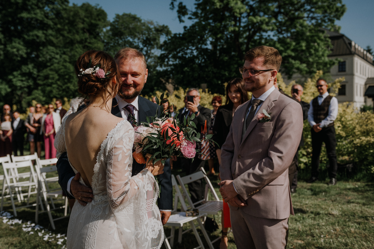 slub w plenerze zielona brama przywidz