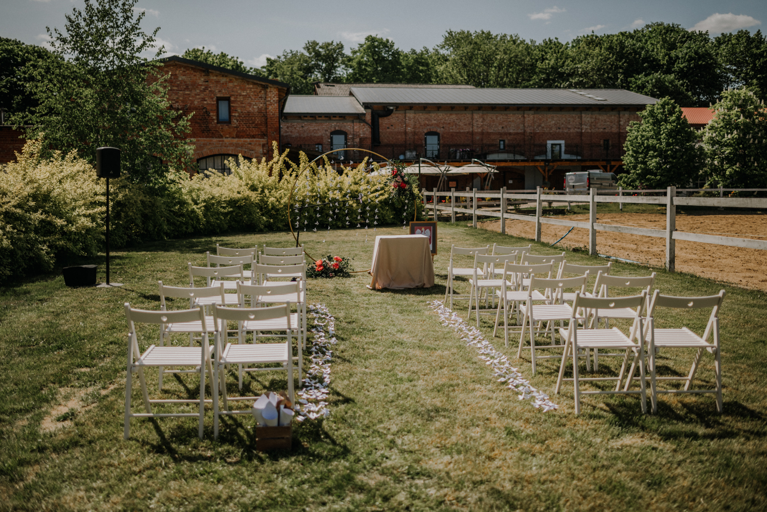 slub w plenerze zielona brama przywidz