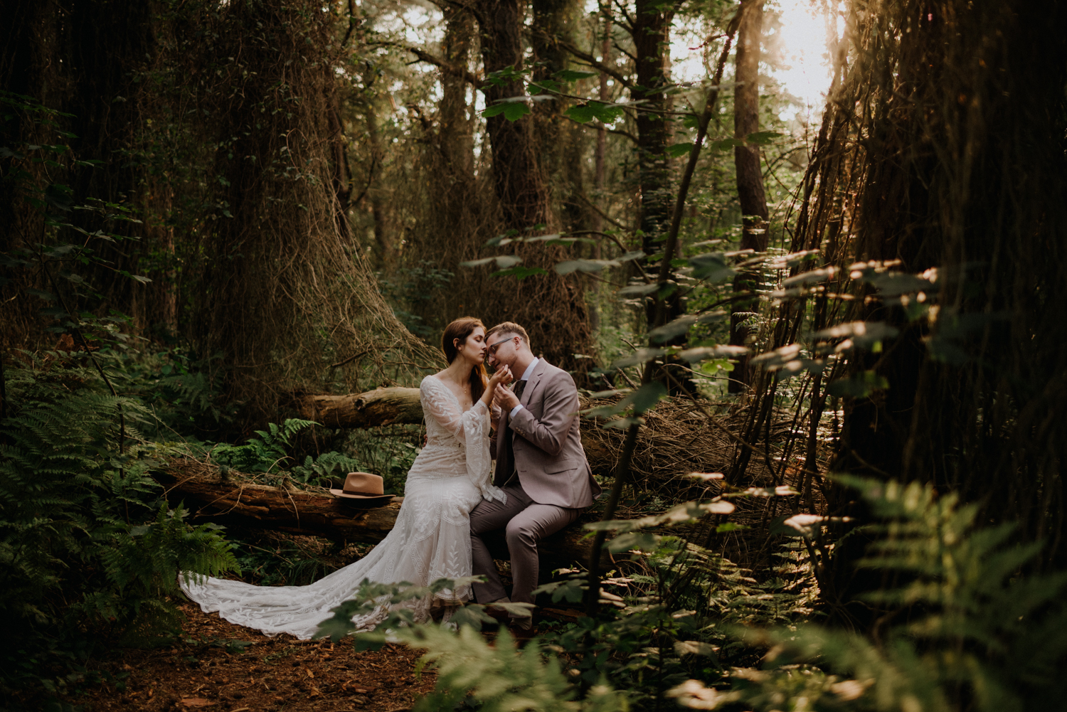 sesja plenerowa zaczarowany las pnacza