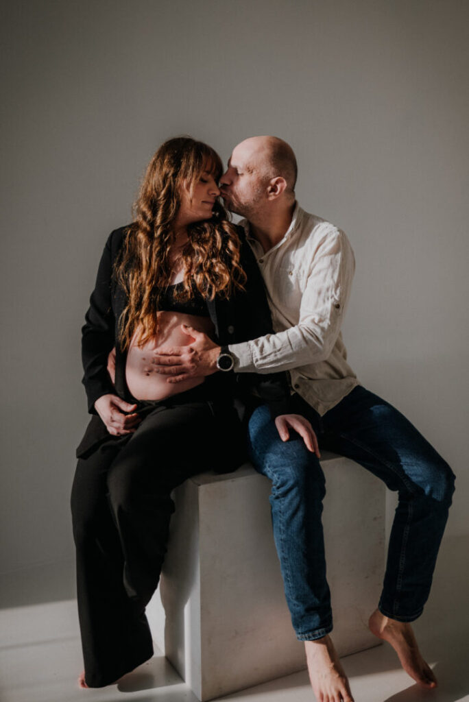 sesja brzuszkowa partner studio