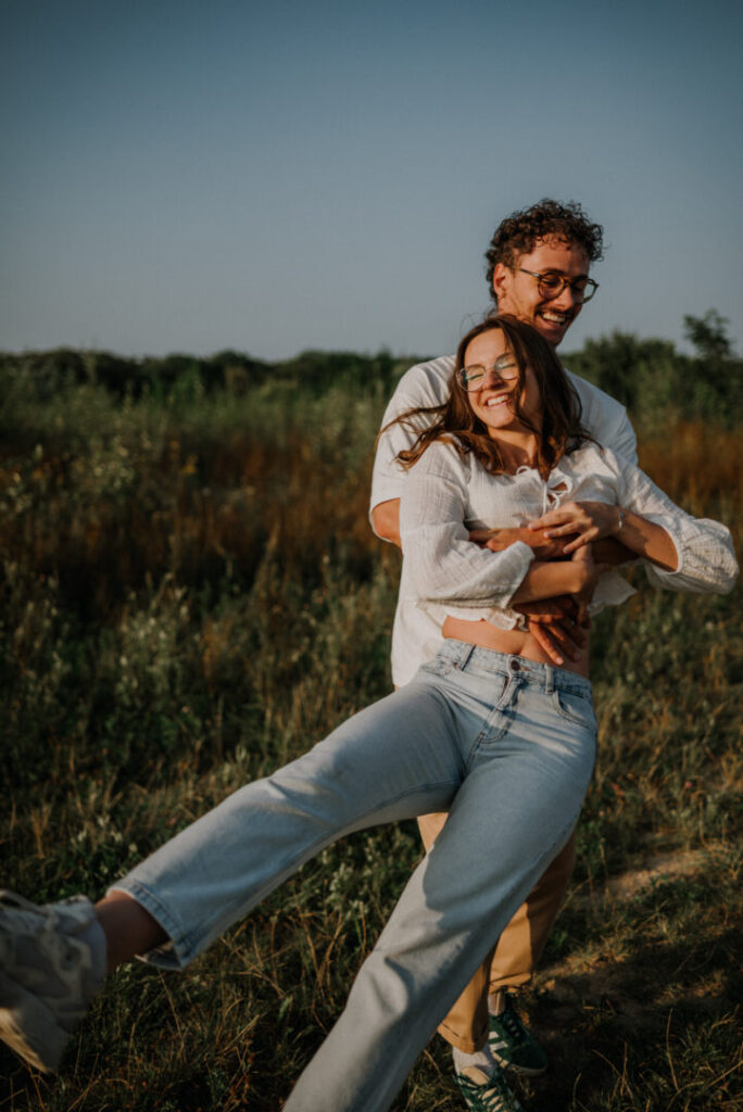 sesja zakochanych widok na gdansk