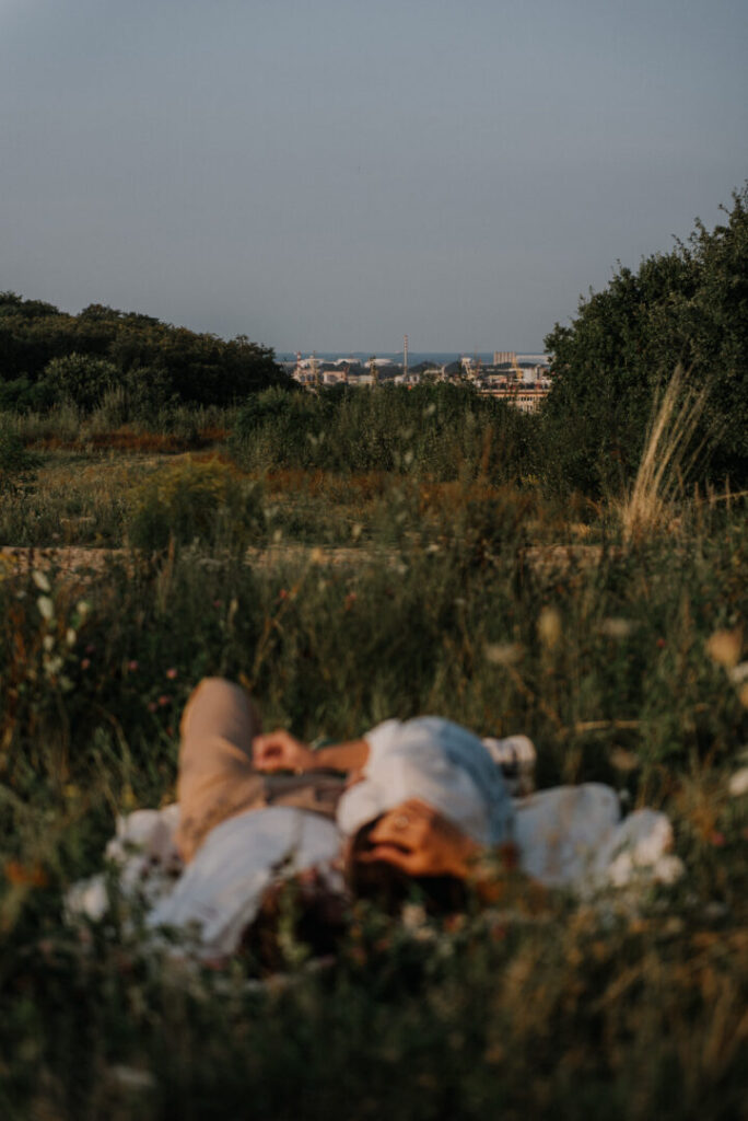 sesja zakochanych widok na gdansk